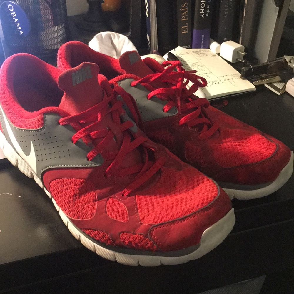 Red Nikes, Size 11